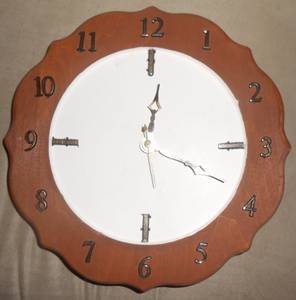 Wooden Wall Clock (Fayetteville)