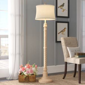 Grand Household Keifer 61 in Floor Lamp Antique Cream 2701F (Fishers)