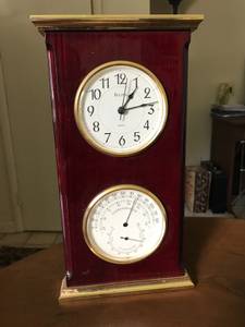 Bulova Clock with Thermometer (Joplin)