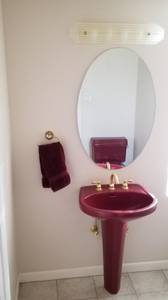 complete bathroom -sink, toilet, light, mirror (Las Cruces)