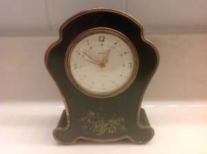 Vintage Swiss Semca 7 jewel alarm musical clock (San Marcos)