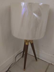 Three legged table lamp