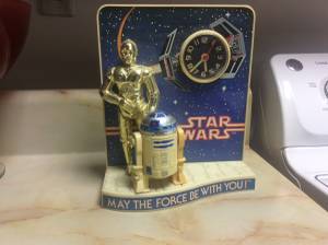 STAR WARS COLLECTABLE CLOCK (CliftonHts,Pa)