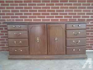 solid CHERRY wood credenza obo - $250 (marion)