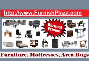 Blowout Discounts! All Furniture, Mattresses Area Rugs, Chandeliers