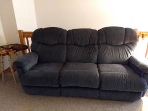 Blue Lazyboy Reclining sofa & Recliner (Cottage Grove)