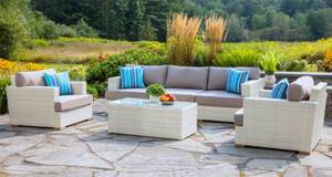 Deep Seating New Outdoor Patio Sofa and Club Chair Set - Free Delivery (Madbury