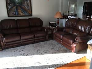 4 Recliner Sofa & Loveseat (Meridian)