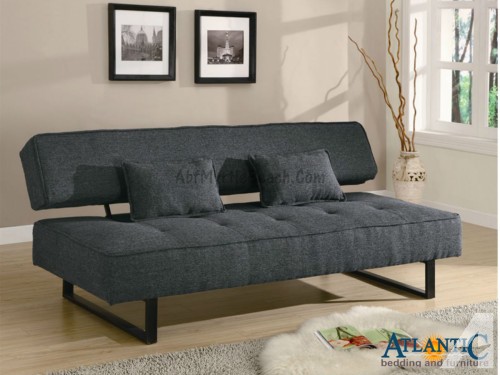 Granite Gray Fabric Sofa Bed