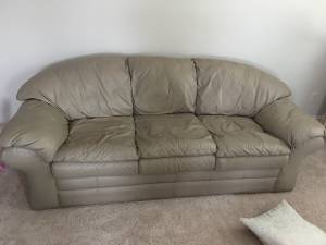 Leather couch (Auburn)