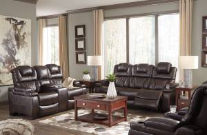 Ashley Furniture Warnerton Power Reclining Sofa and Love Seat!!