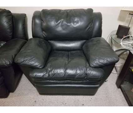 Leather couch set
