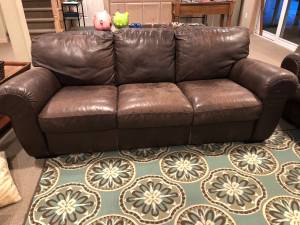 Leather couches (Lynden)
