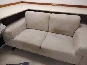 Free sofa loveseat for pick up (1020 S. Beretania St.)