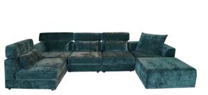 Sectional Sofa couch Sleek Modern Style Modular 6 Pieces (sunnyvale)