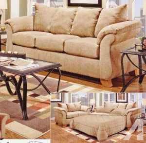 Camel Sofa Bed with Recliner - $798 (Deep East)