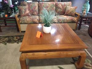 Teak Coffee Table (Paradise Living Furniture in Lahaina)