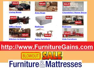 Couch,Sofa,Bed,Mattress(King,Queen,Full,Twin),Patio Items,Chair,table