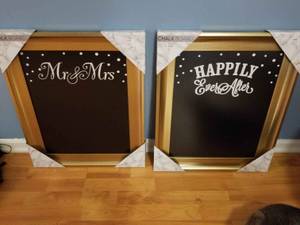 Wedding Decor- signs, cake stands