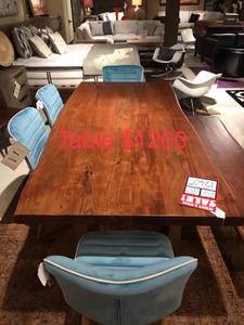 Live Edge Table and Bench (Designer Marketplace)