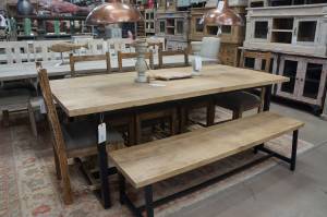 Modern Farmhouse Dining Tables! All Made From Real Solid Wood!20% OFF (Peabody)