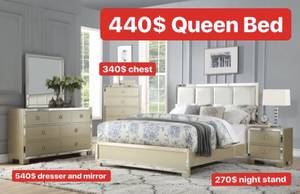 Master Bed Rooms. Queen/King Beds, Night stands, Chests, Dressers,