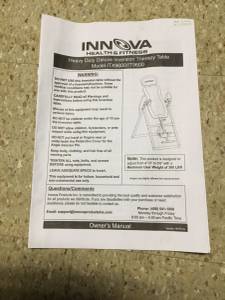 Inversion Table (Hillsboro)