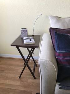 Two folding/end tables (Hodges)