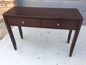 Entry Table / Desk with 2 Drawers (Surprise)