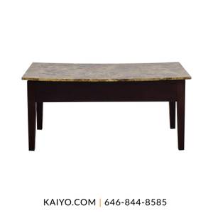 Faux Marble Top Coffee Table With Storage (Was 3000)
