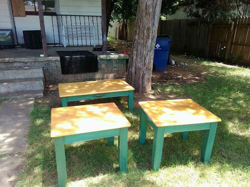 3 piece coffee table and end tables used