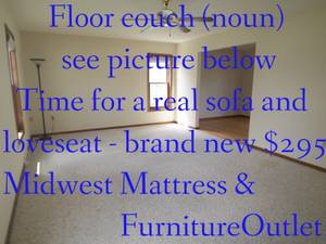 Sofa and Loveseat Set plus coffee table and 2 end Brand New