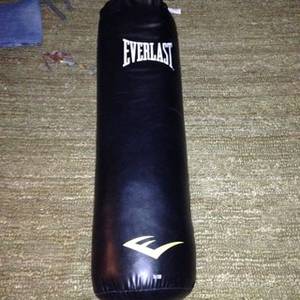 Heavy Punching / Kick bag with stand - Everlast - superior condition