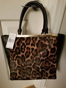 Nwt birthday gift Michael Kors calf hair handbag retail 598