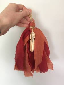 Handmade tassel key chain/purse clip/wallet clip