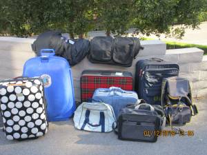 Suitcase , luggage, selection (santa barbara)