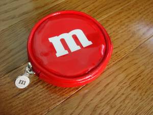 New Never Used M&M Red Coin Purse