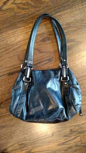 Perlina black leather purse (Edmonds)