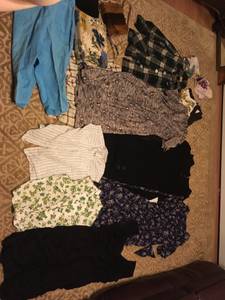 Vintage clothes, purses, scarves (Hermon)