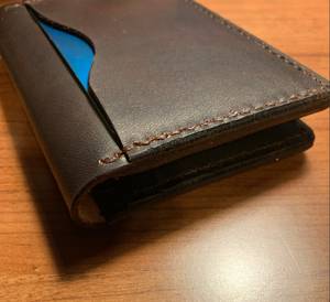 Men's Leather Wallet - Handmade in Chicago, USA (Chicago)