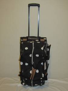 Victoria's Secret Pink Rolling Travel Bag Wheeled Upright Luggage