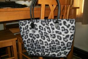 cheetah print tote bag (Ironton)