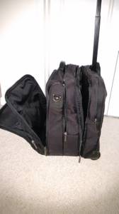 rolling laptop bag / overnight bag (luggage)