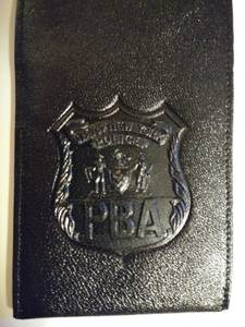 Rare, Original, Circa 1960's NYPD PBA Mens Leather Wallet, NEW (Midtown)