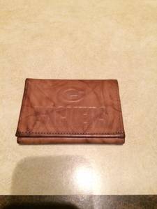 Green Bay Packers Genuine Leather Wallet (NW Milwuakee)