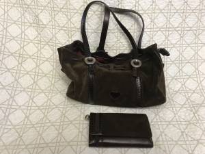 Brighton Cinnabar Handbag Purse and Matching Wallet (Flatwoods)