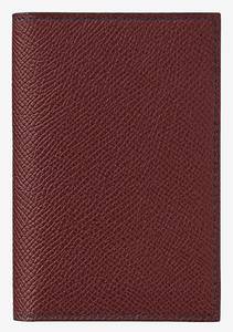 Like NEW - AUTHENTIC Rouge Hermes MC2 Euclide 4CC Card Holder Wallet !