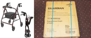 New in Box - Medline Guardian Ultralight Rollator w/4 6