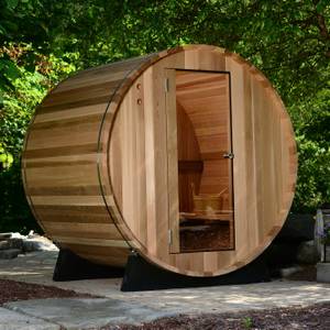 Barrel sauna w/ heater, stones, accessories - free shipping (Julesburg)