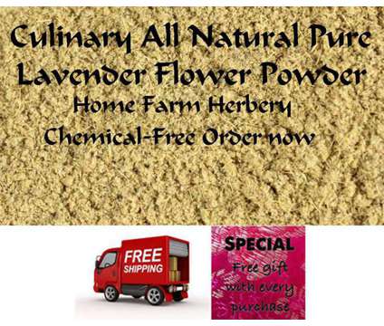 Lavender Flower Powder, Order now, FREE shipping & a free gift